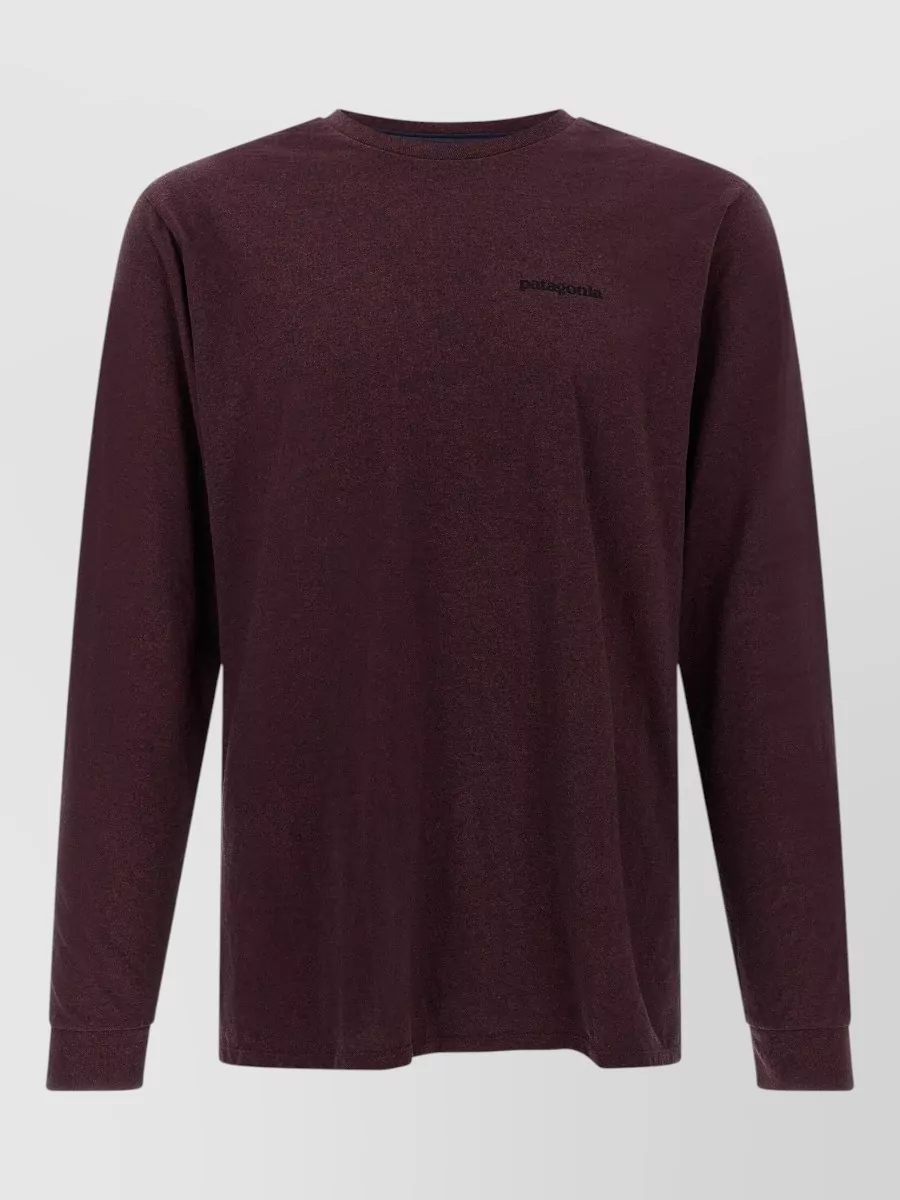 Patagonia logo print long sleeve t-shirt