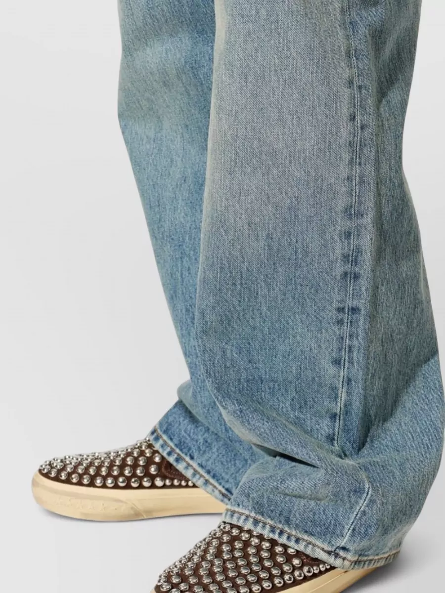 Golden Goose Studded Leather Loafers