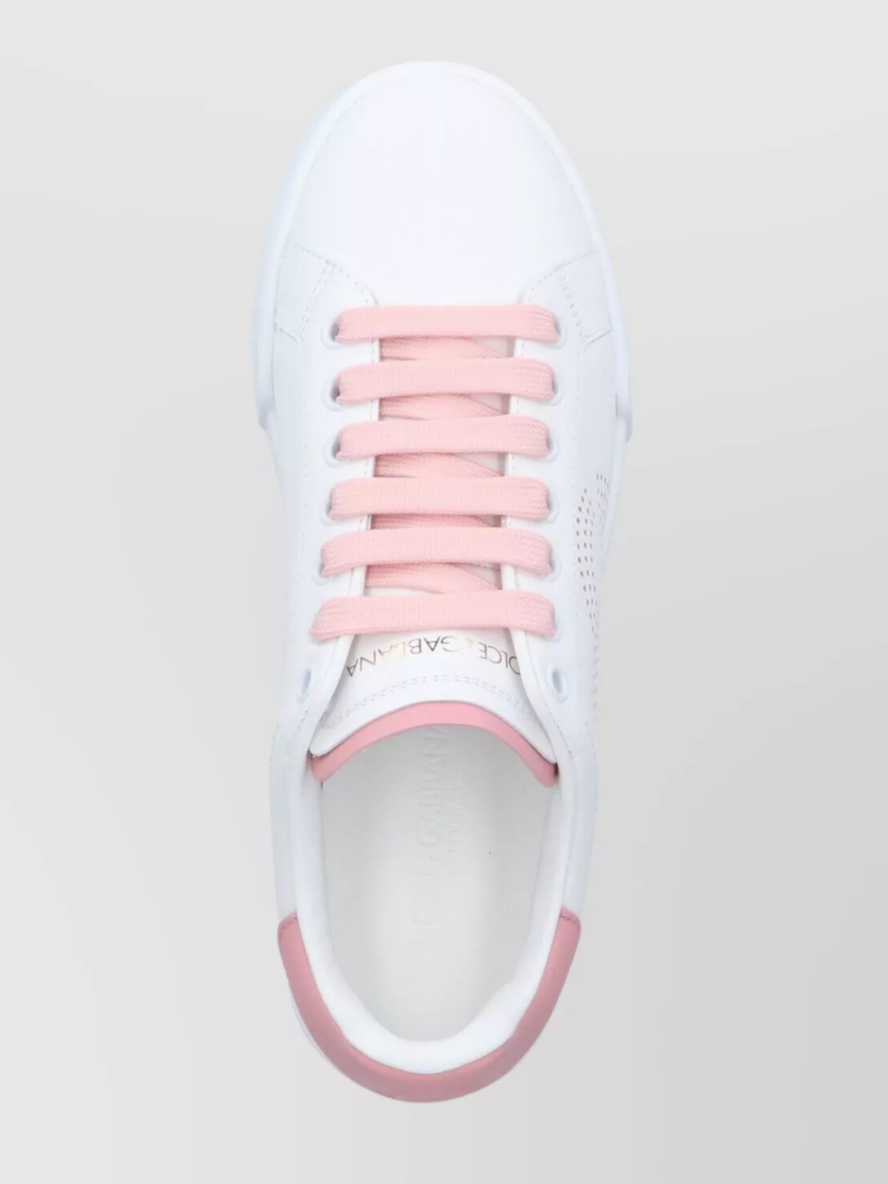 Dolce&Gabbana Low Top Sneakers With Contrast Heel Tab