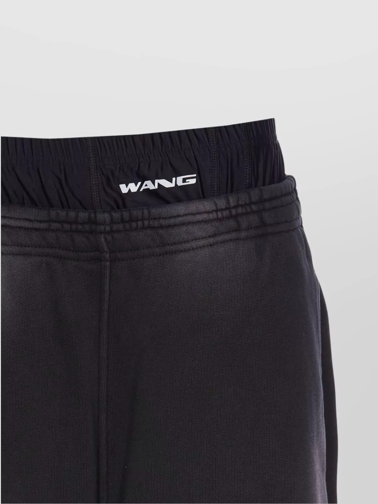 Alexander Wang High Waist Elasticized Biker Shorts Trousers