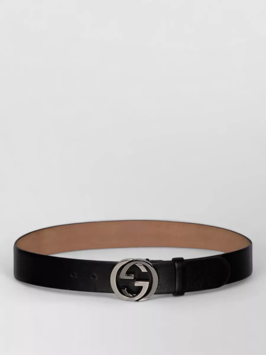 Gucci leather wide belt