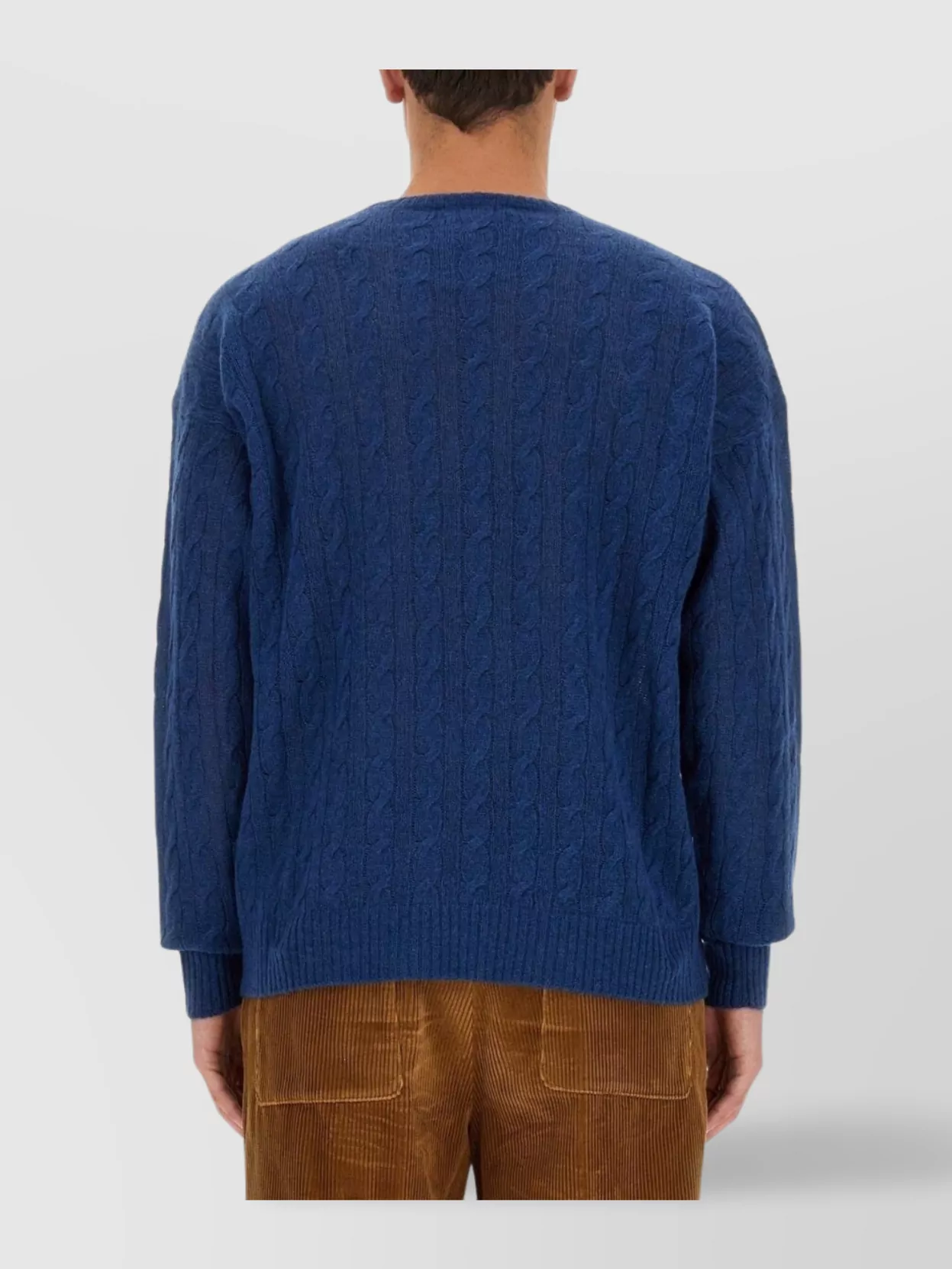 Etro Pegasus Cable Knit Sweater
