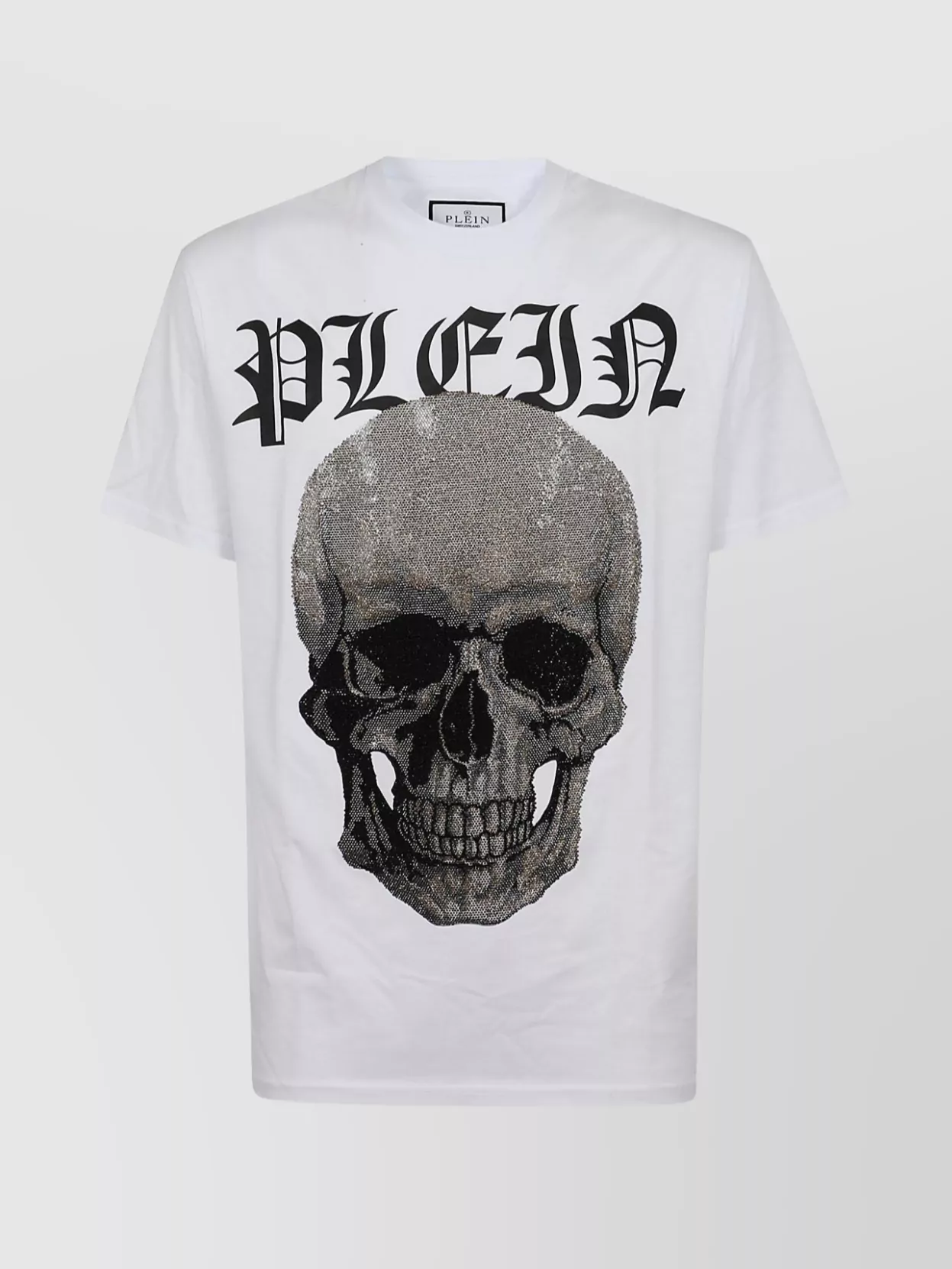 Shop Philipp Plein Round Neck Ss T-shirt Cry