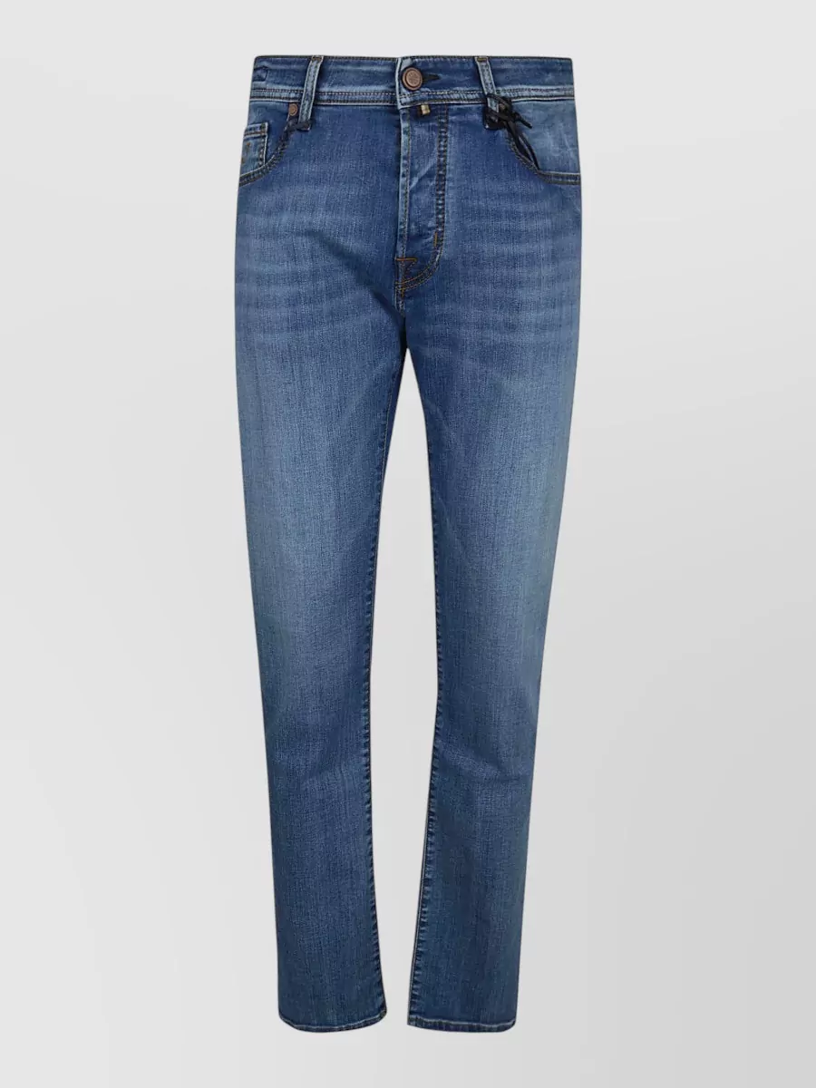 Jacob Cohen Slim-Fit Straight-Leg Denim Trousers