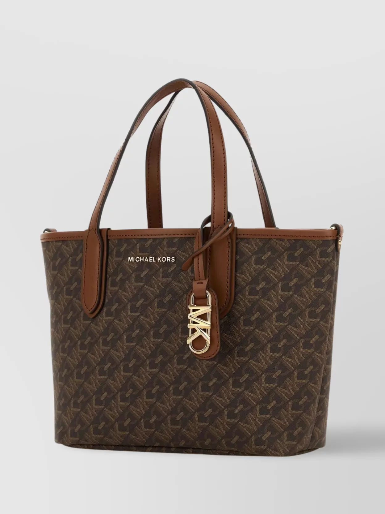 Michael Kors Monogram Canvas Eliza Shoulder Bag