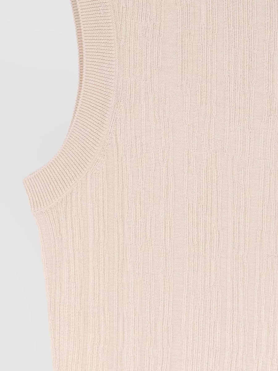 Joseph Crinkled Silk Tank Top