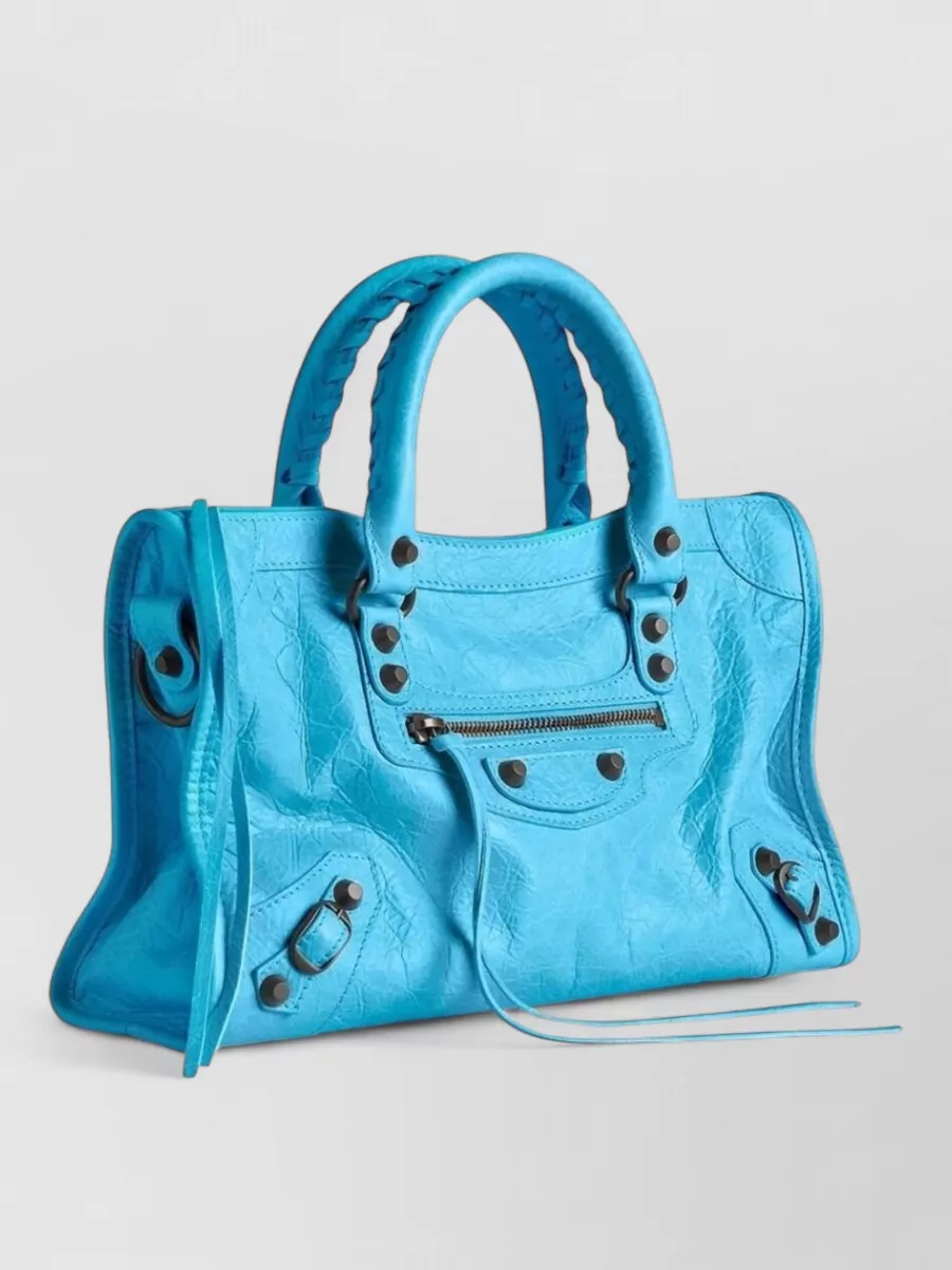 Balenciaga Le City Small Leather Shoulder Bag