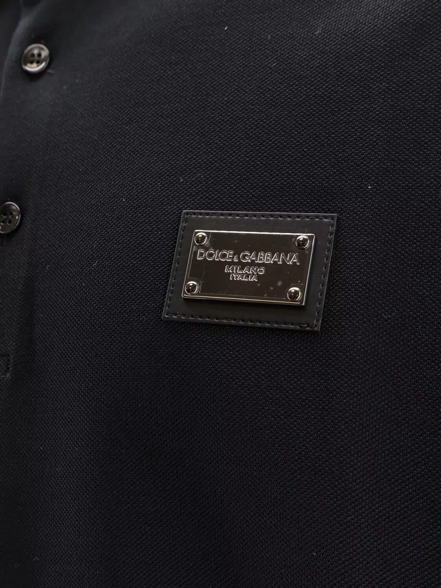 Dolce&Gabbana Cotton Piqué Polo Shirt