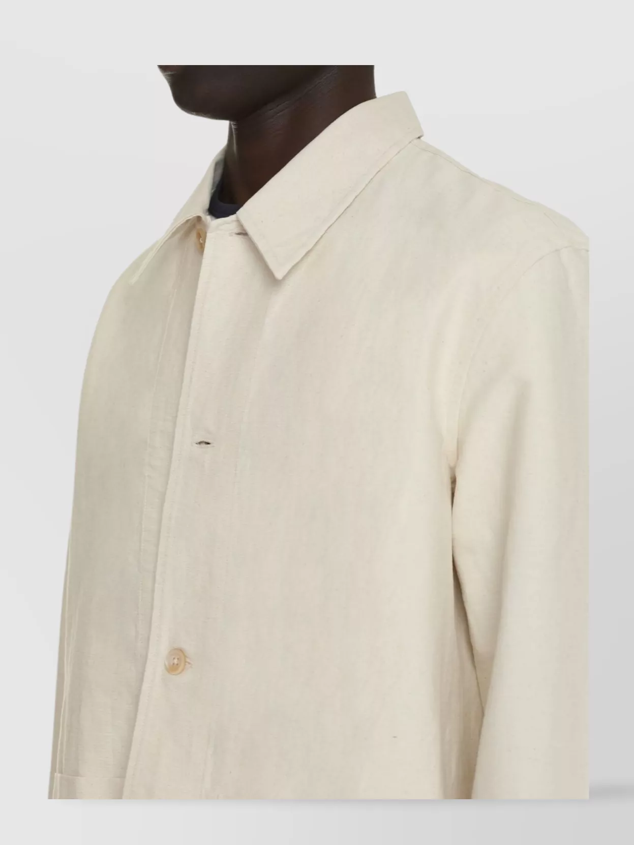 Our Legacy Boxy Cotton Overshirt Side Slits