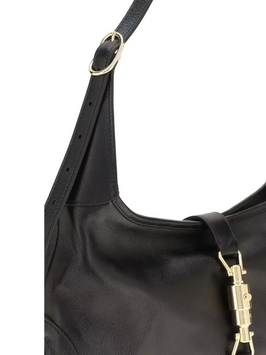 Gucci Black Calf Leather Shoulder Bag