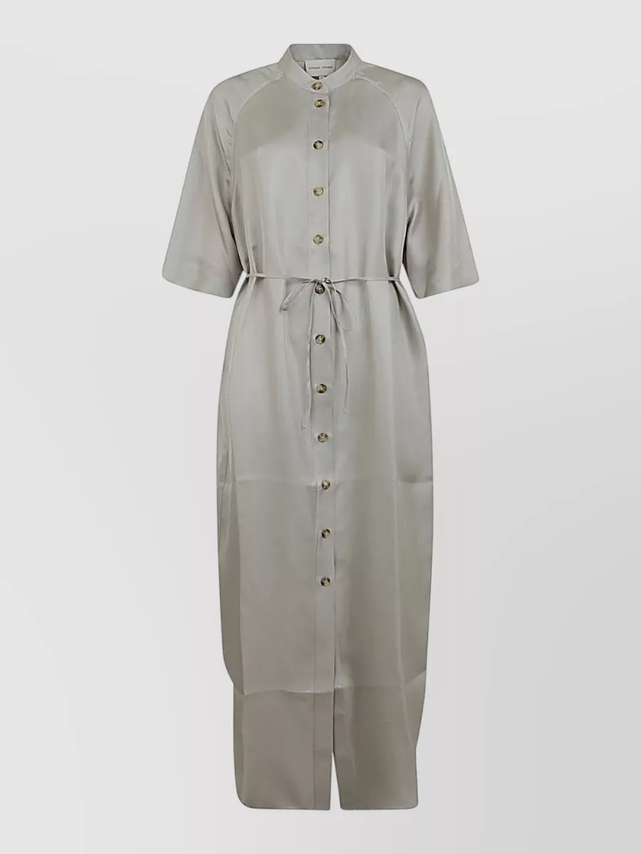 Loulou Studio silk long midi dress