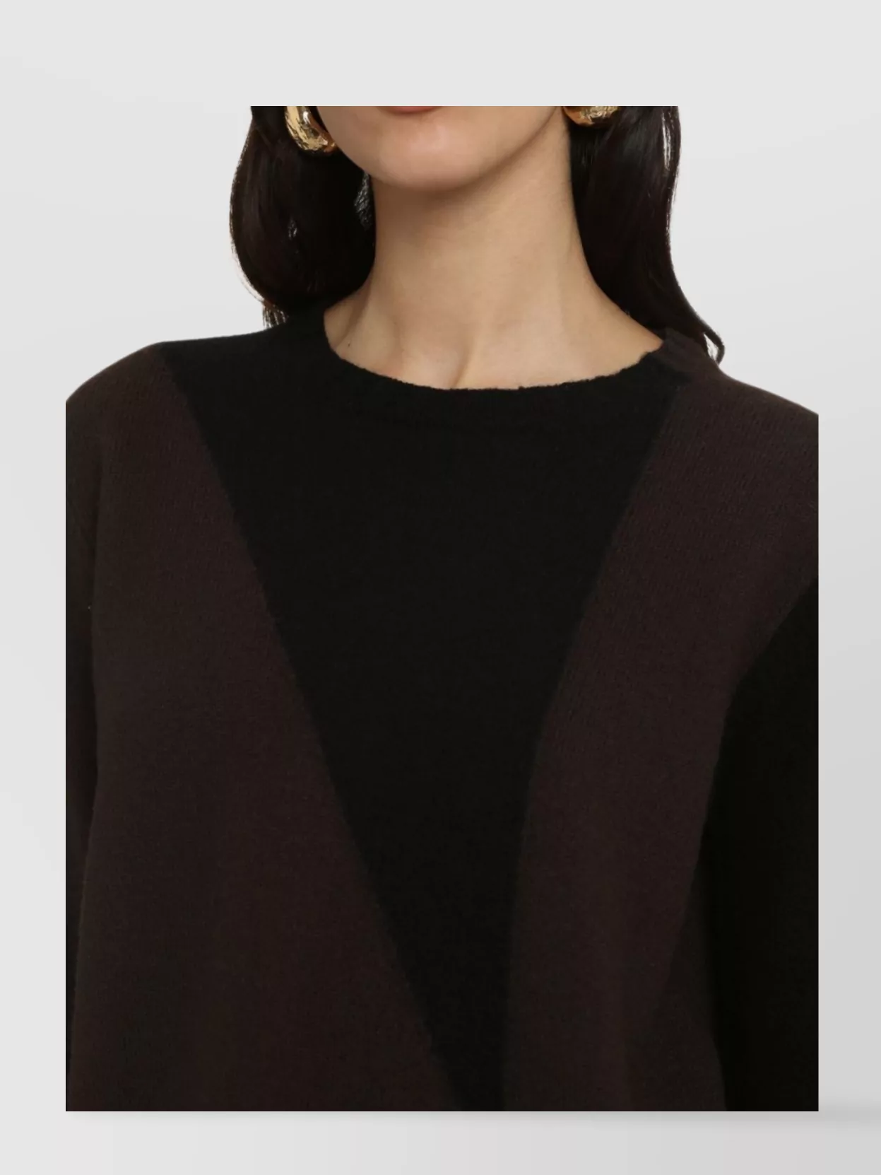 Jil Sander Geometric Pattern Crew-neck Wool Sweater