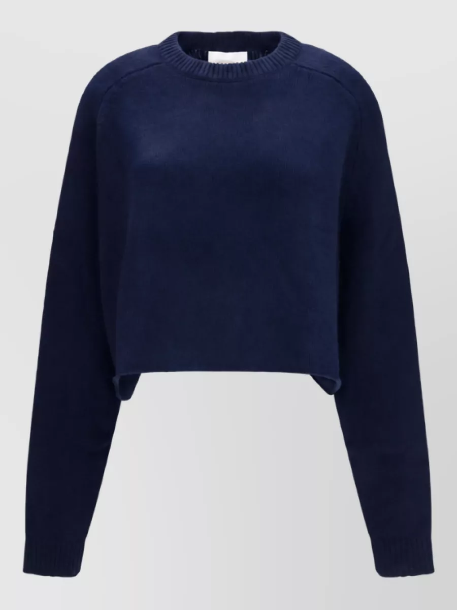 Lisa Yang cashmere ribbed crew neck sweater