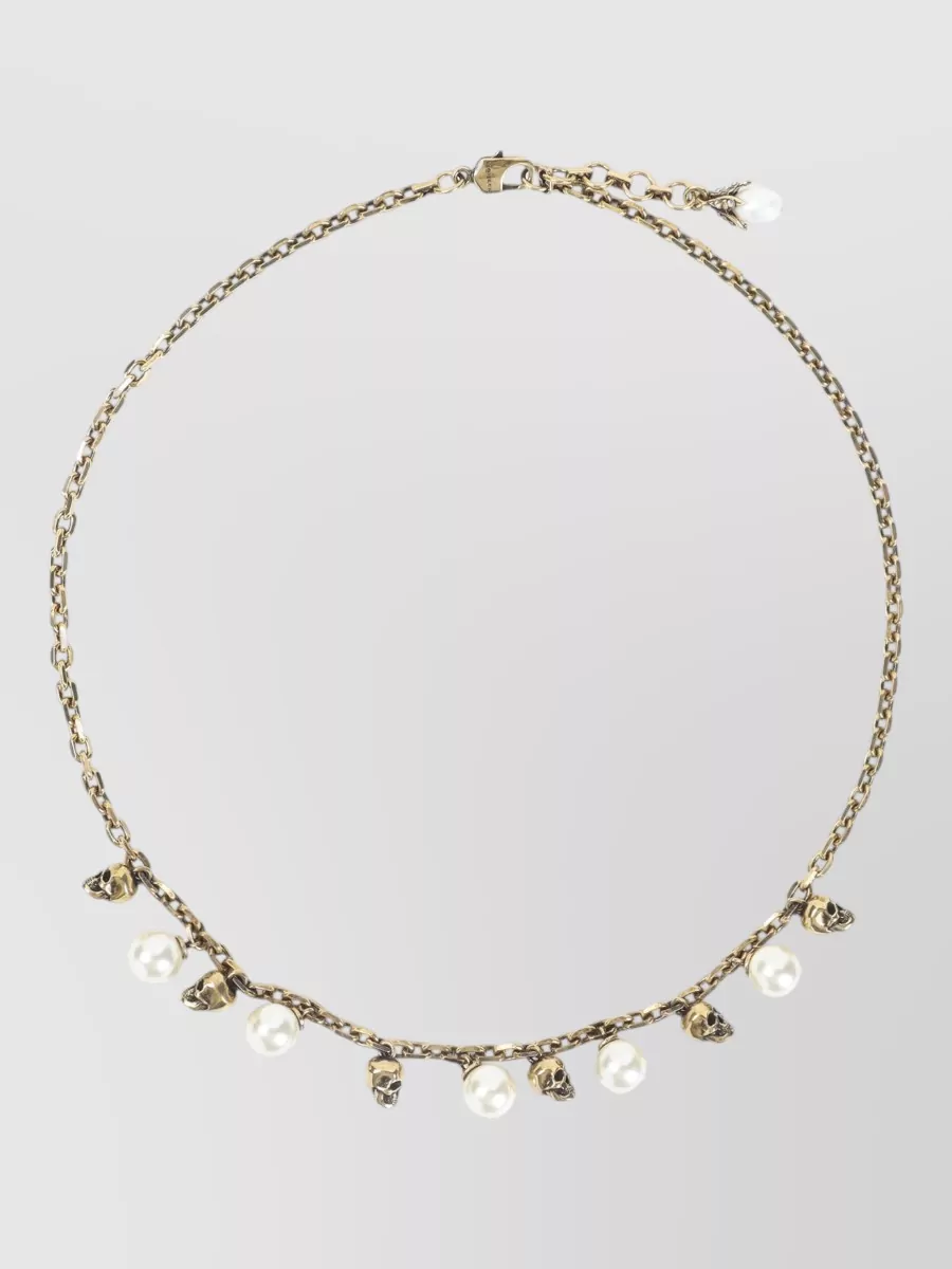 Alexander Mcqueen Pearl Pendant Necklace