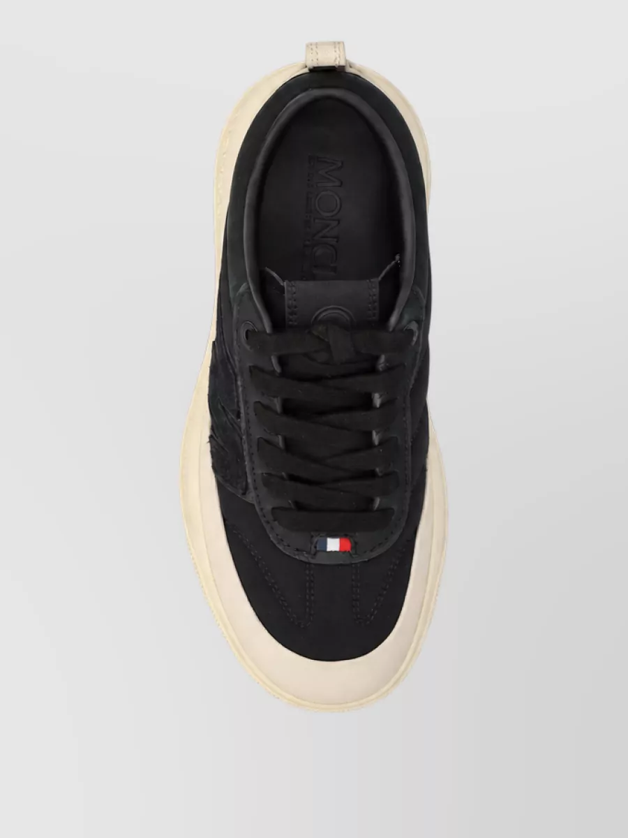 Moncler Leather Low-Top Sneakers