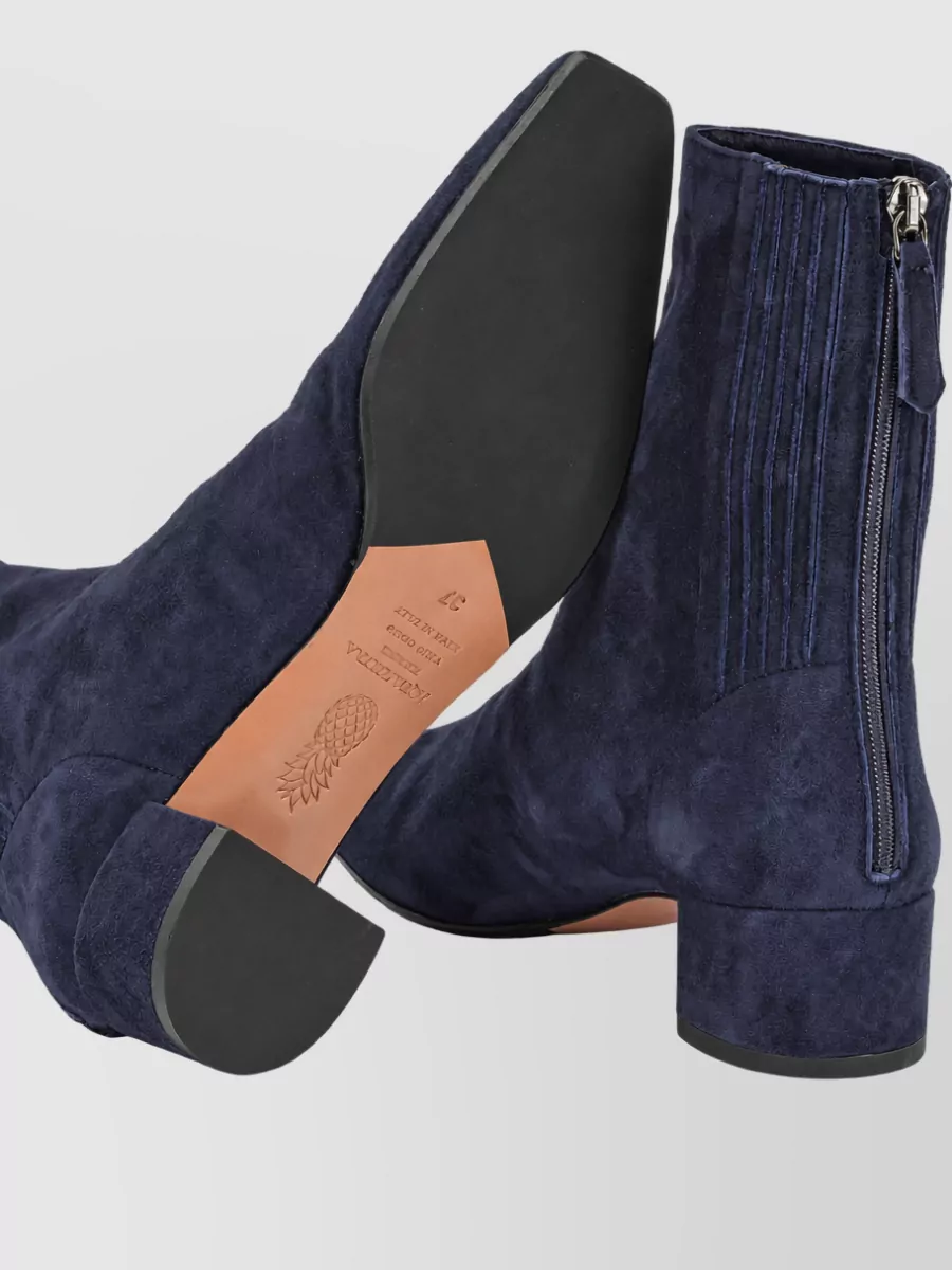Aquazzura Suede Leather Ankle Boots