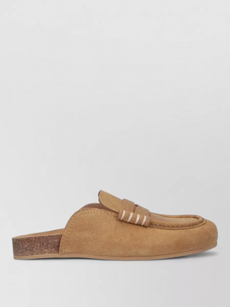 Jw Anderson Suede Leather Ballet Mules