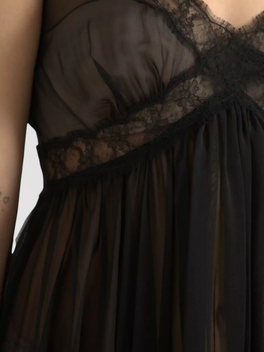 Dolce&Gabbana Silk Mini Nightdress
