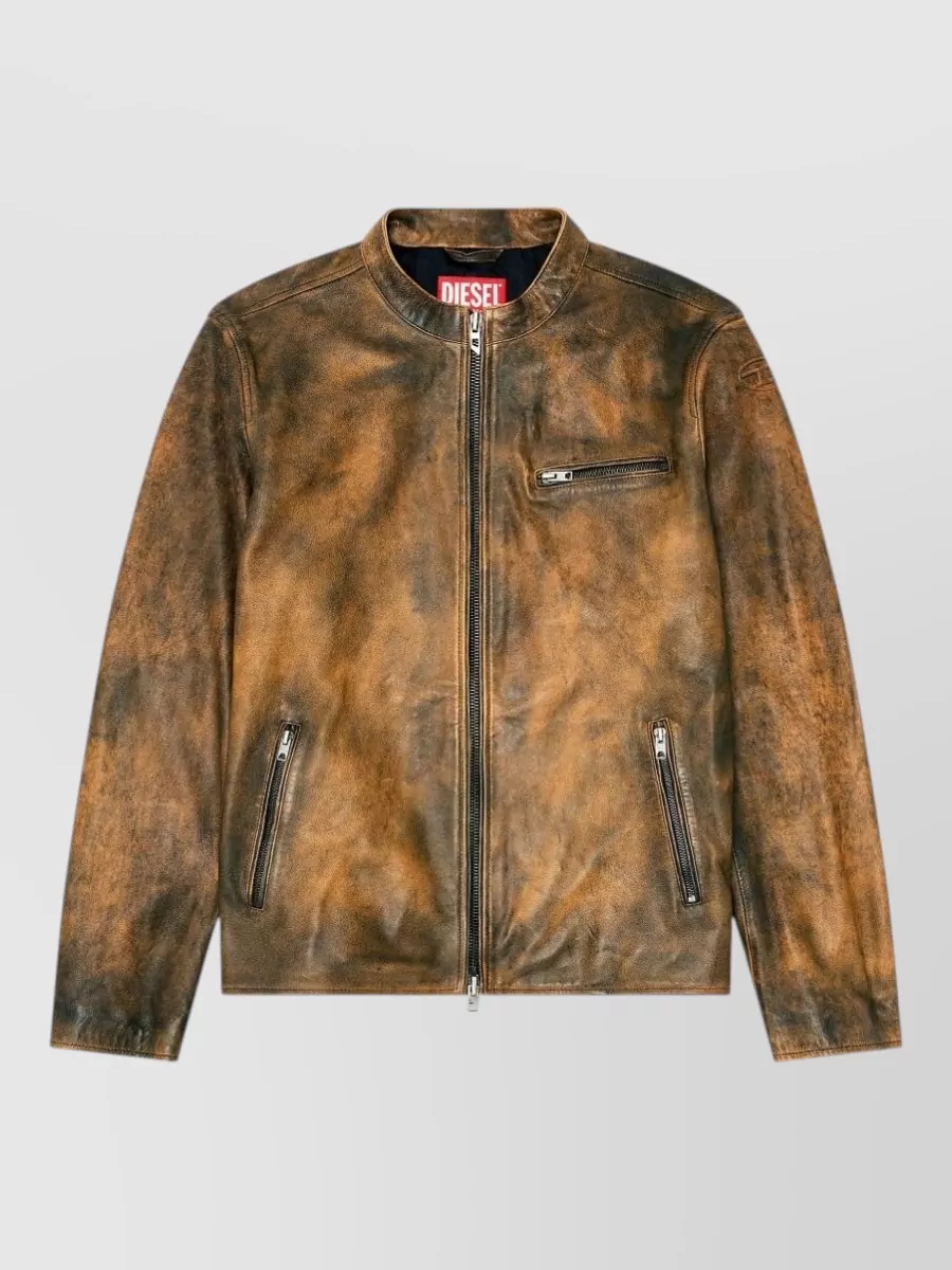 Diesel Leather Blazer