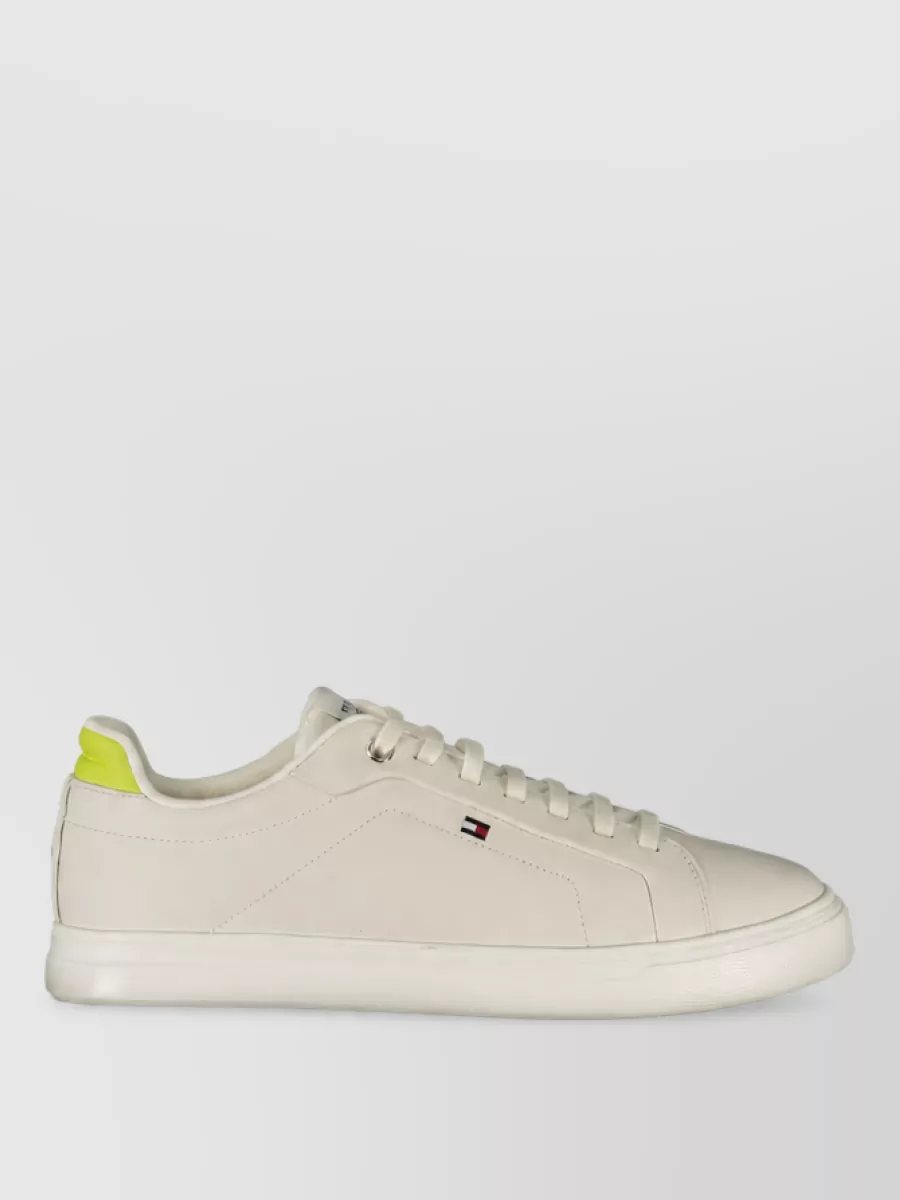 Tommy Hilfiger Leather Lace-Up Sneakers