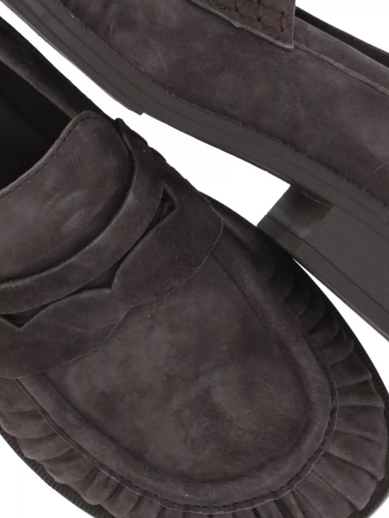 Ash Women's Suede Loafers Fringe Detail