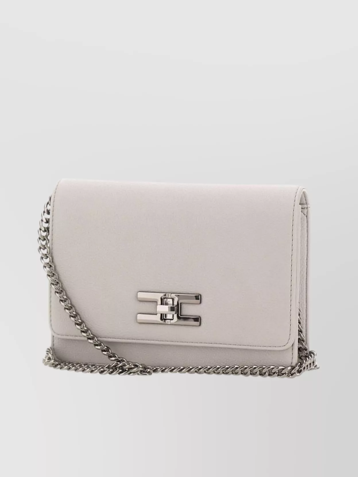 Shop Elisabetta Franchi Lead Chain Daily Shoulder Bag