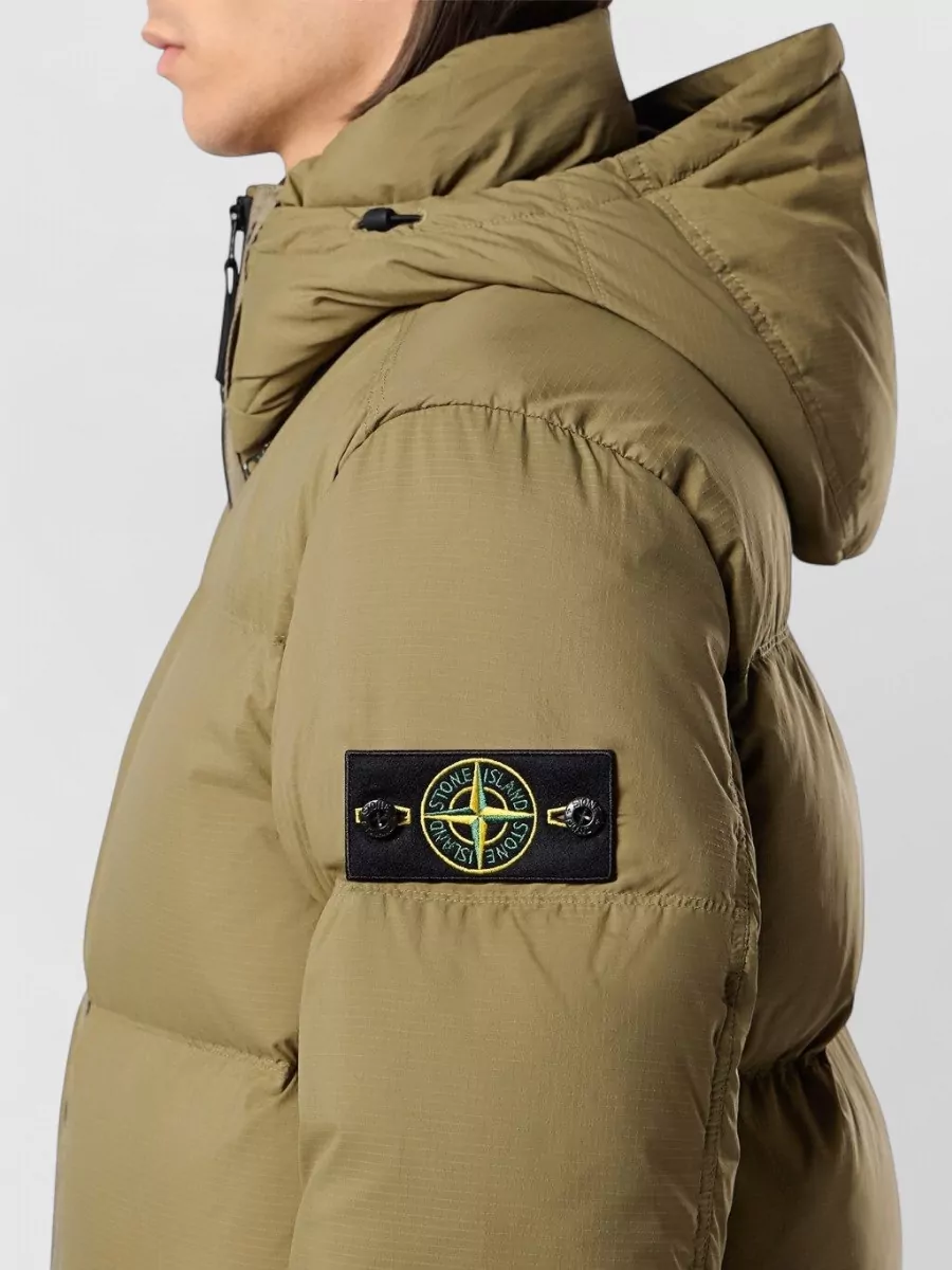 Stone Island Down Hooded Puffer Jacket