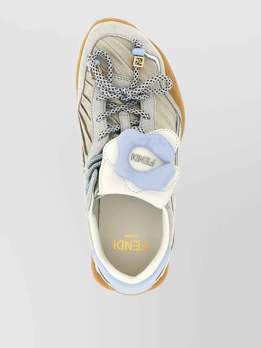 Fendi Leather Low-Top Sneakers