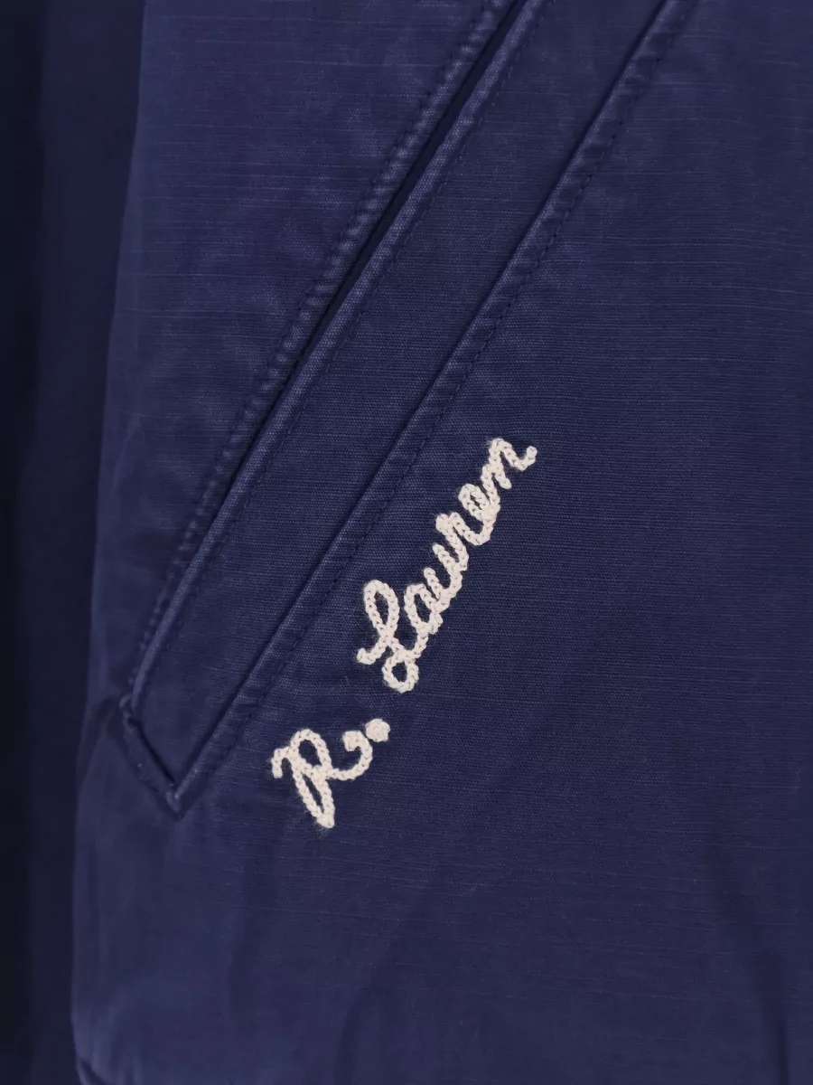 Polo Ralph Lauren Cotton Bomber Jacket Logo Patch