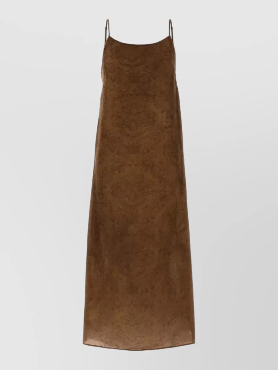 Uma Wang Jacquard sleeveless long nightdress