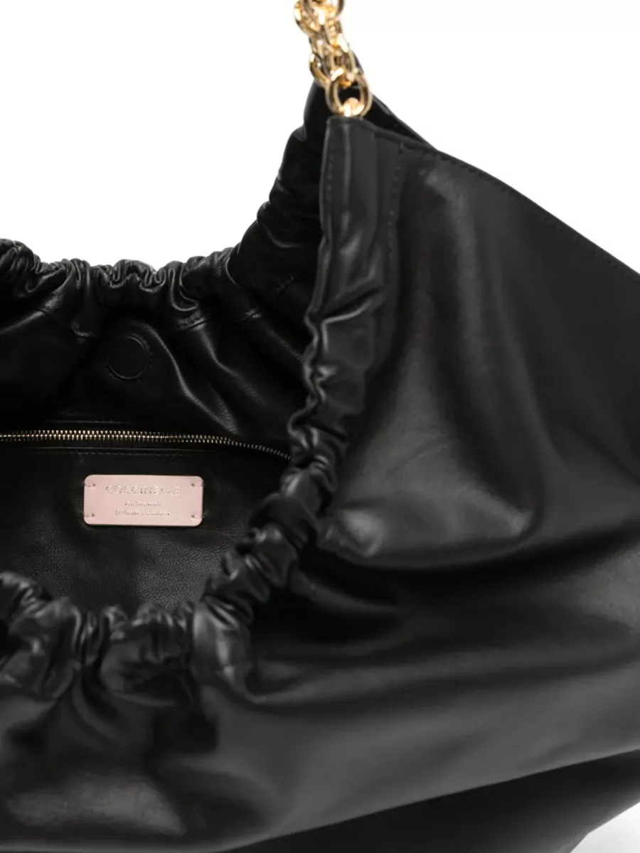 Coccinelle Mash Shoulder Bag Gold Tone Chain