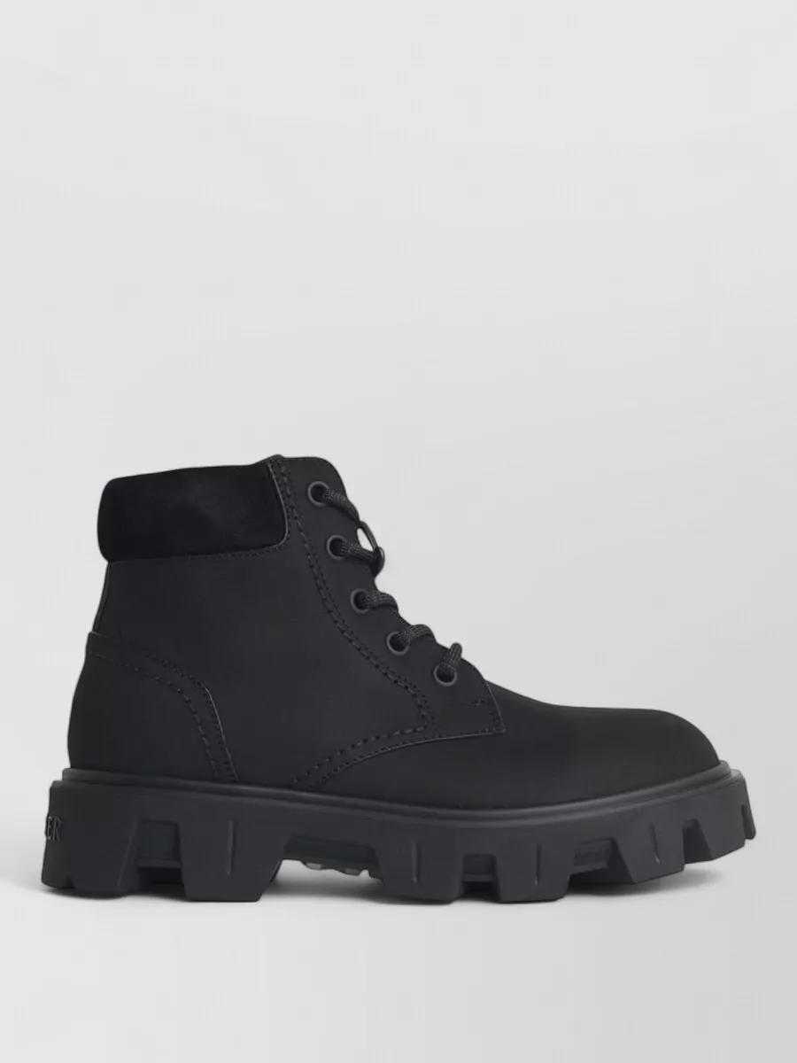 Moncler Leather Ankle Boots