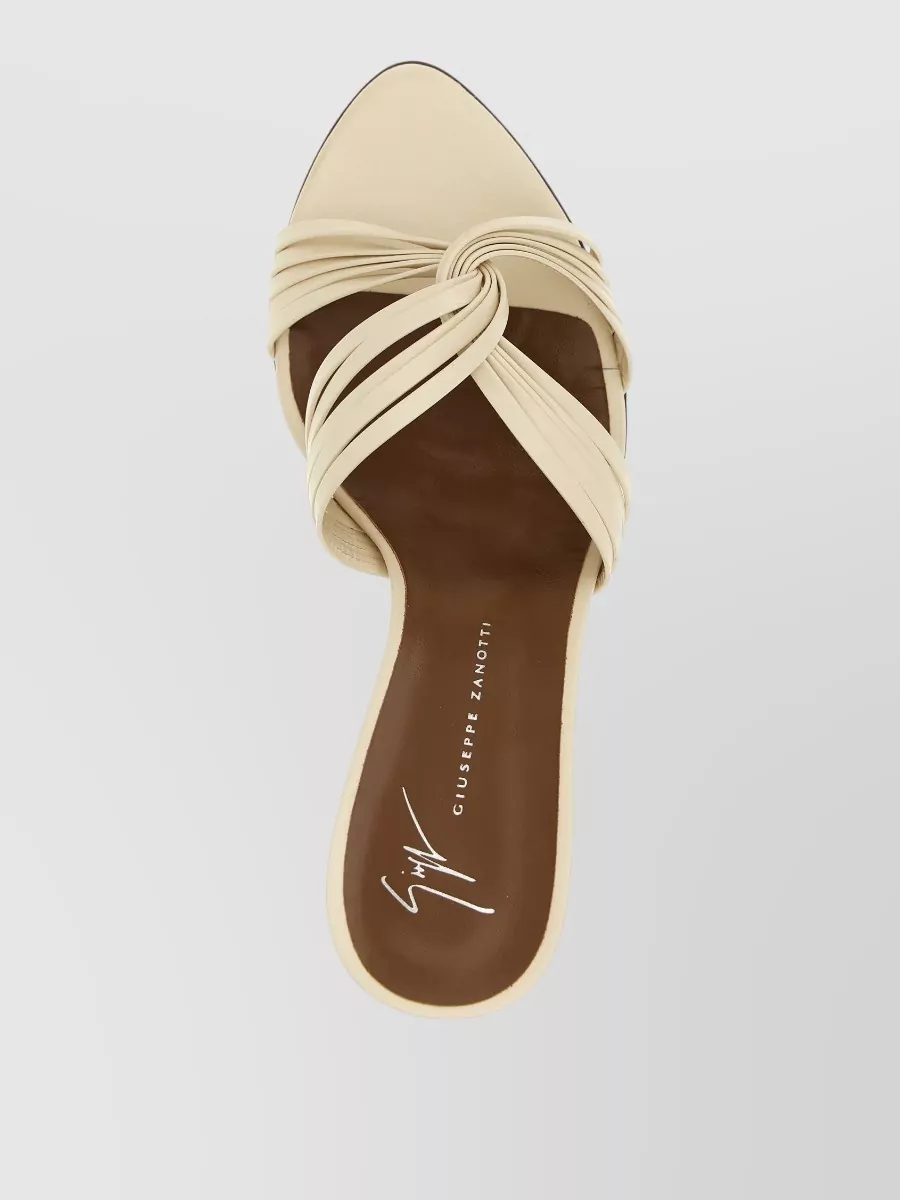 Giuseppe Zanotti Clandestino Sandals Knotted Strap Open Toe