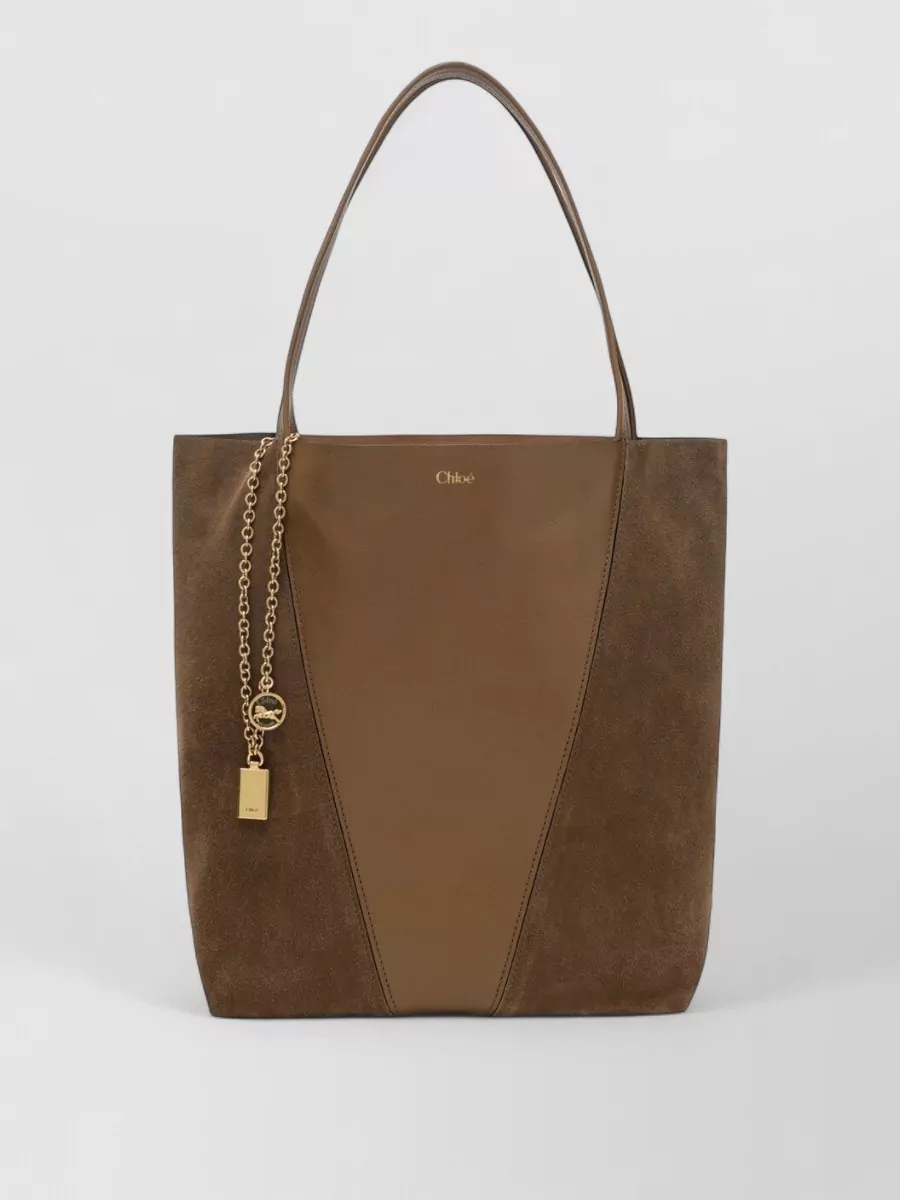 Chloé Chloé Spin Leather Tote Bag