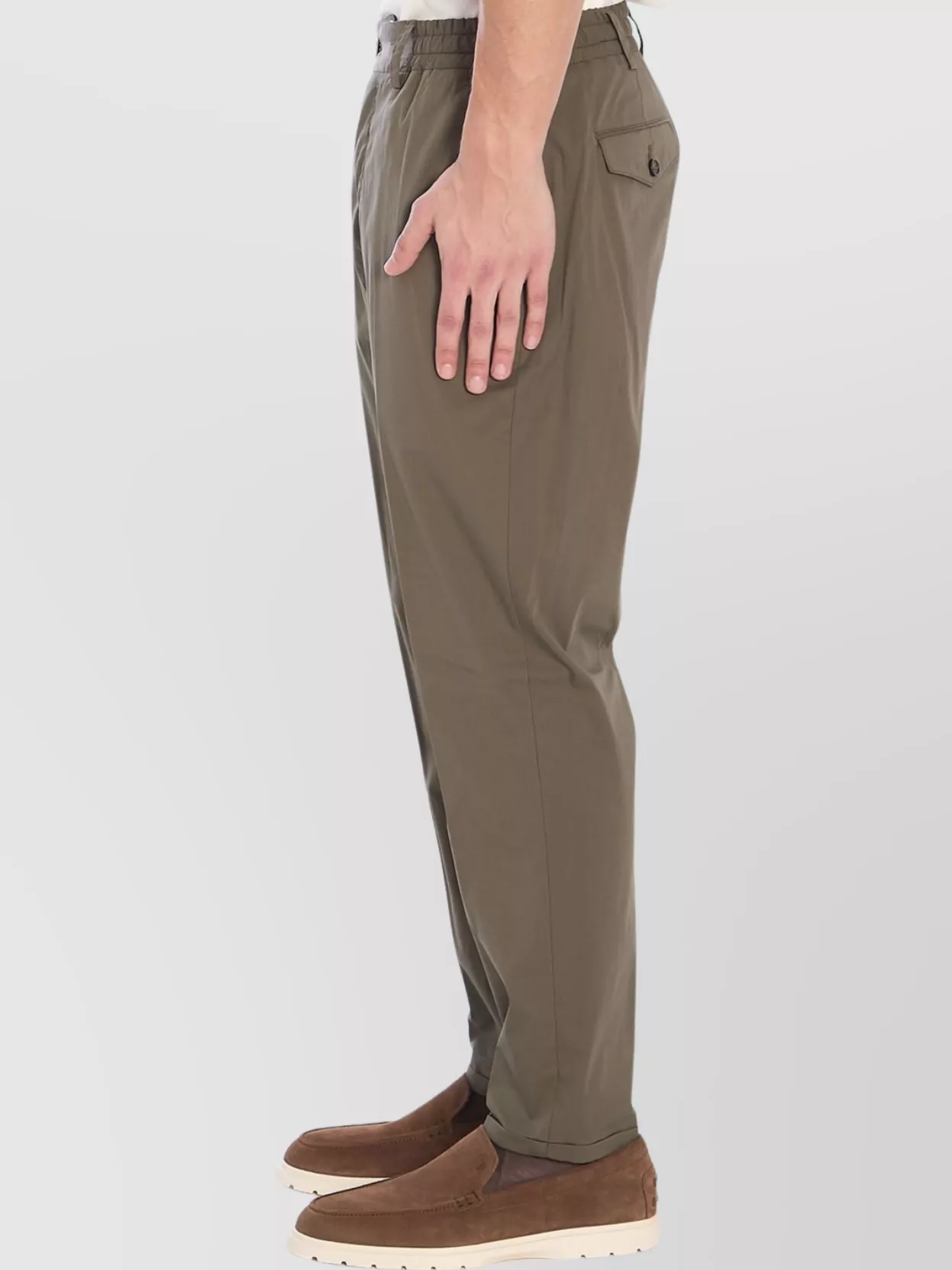 Pt Torino The Rebel Cotton Blend Trousers