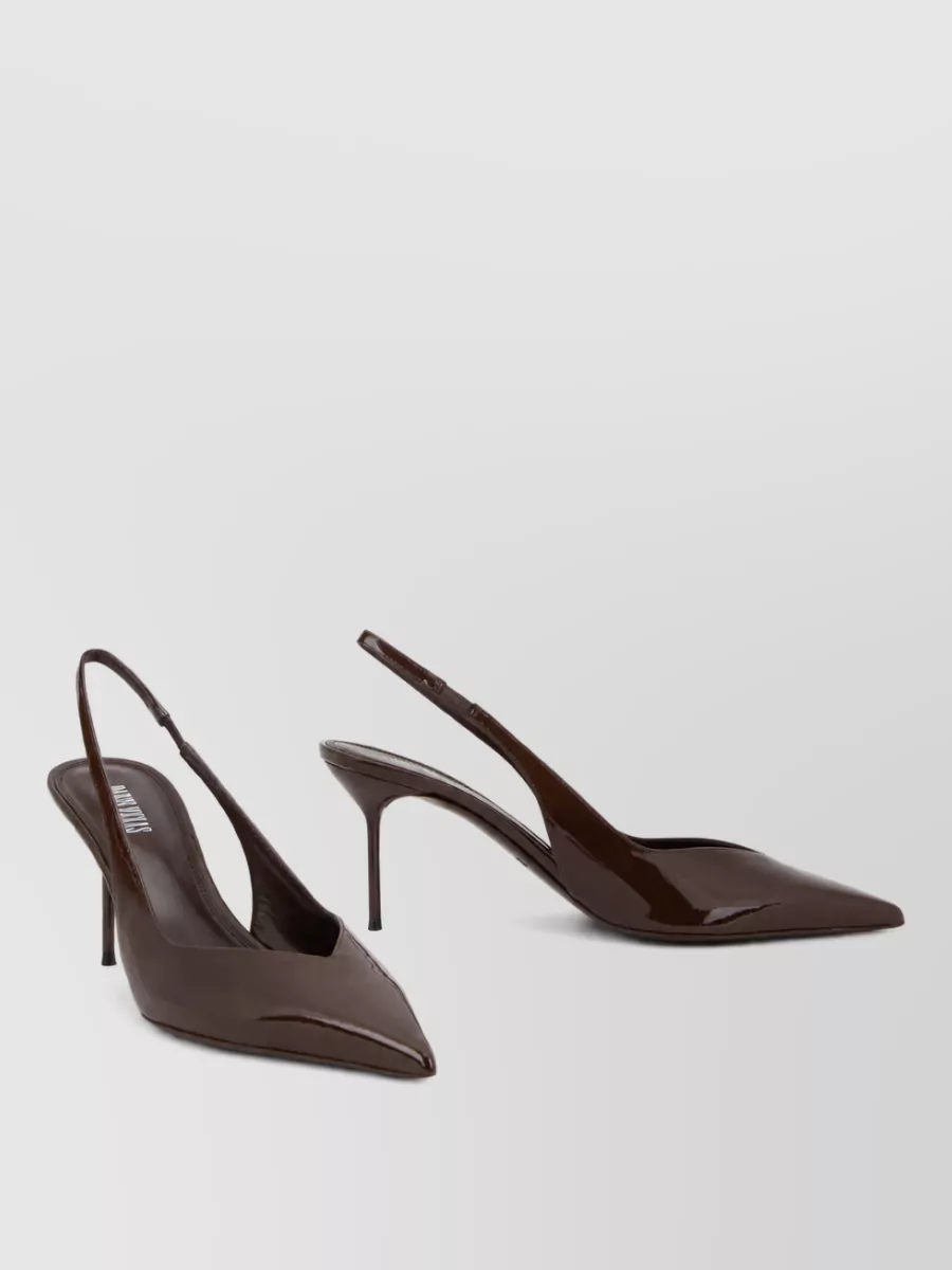 Paris Texas leather slingback pumps