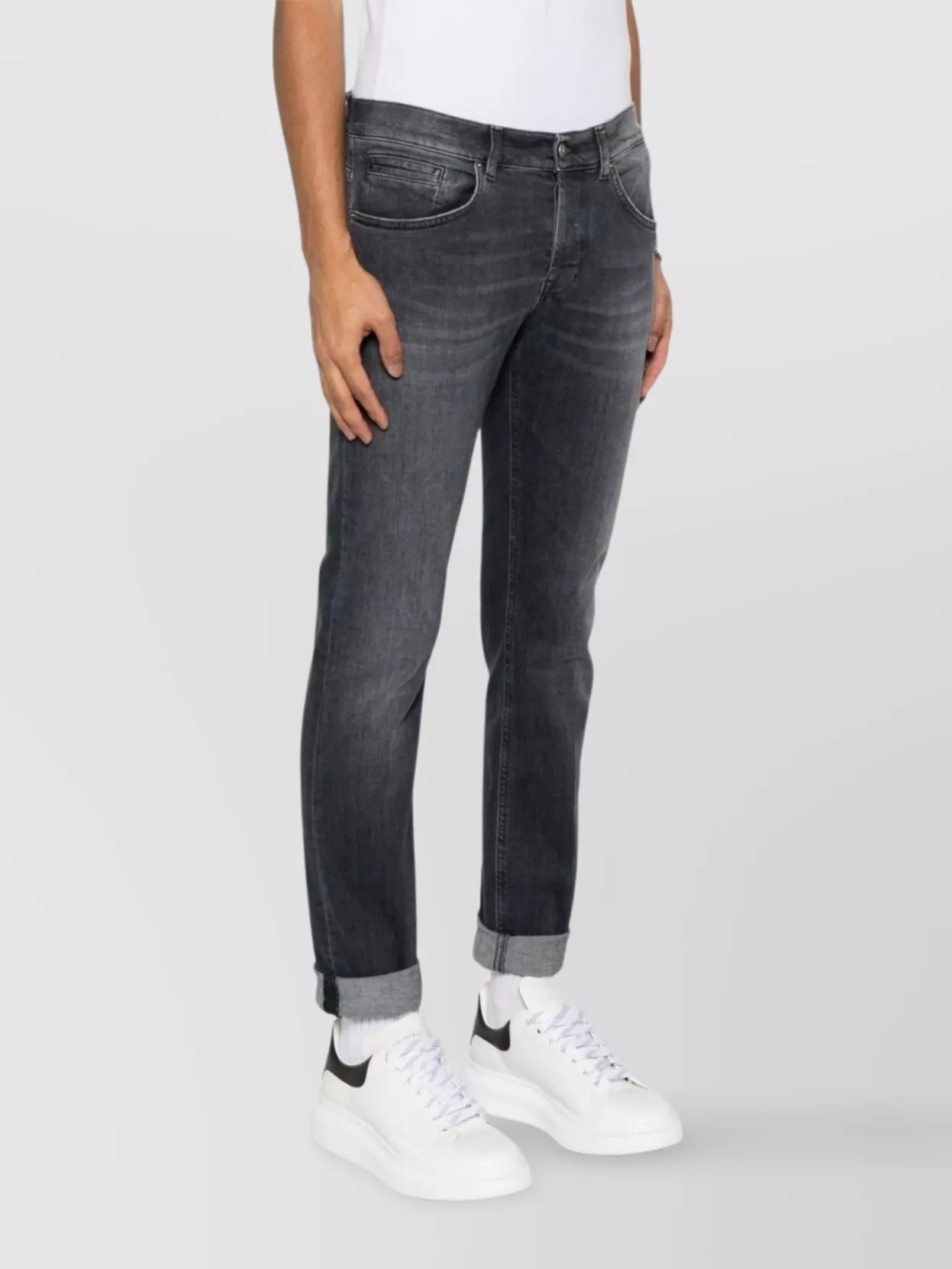 Dondup George Jeans Trousers Faded Effect