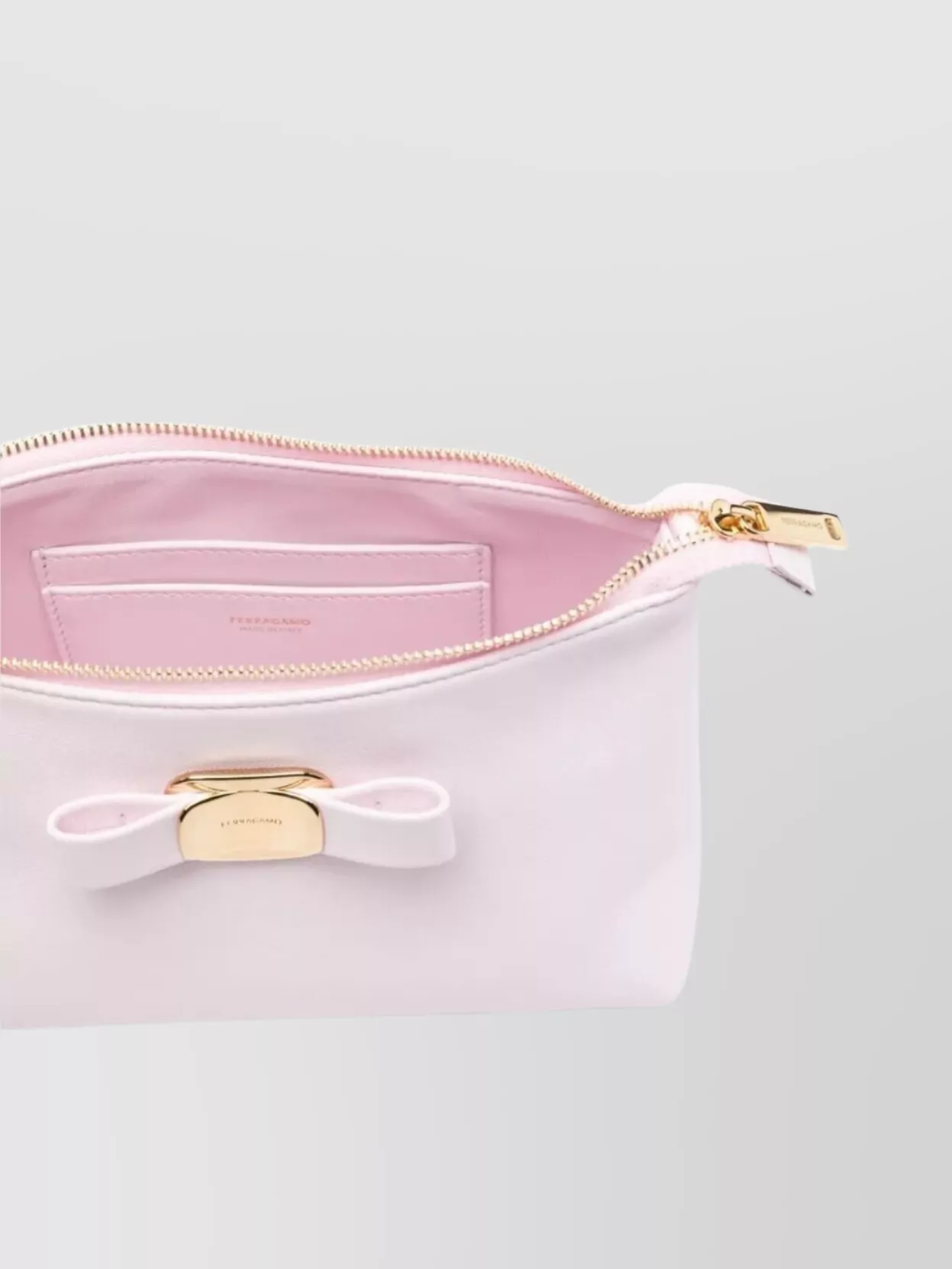 Ferragamo Mini Crossbody Bag With Bow Detail And Chain Strap