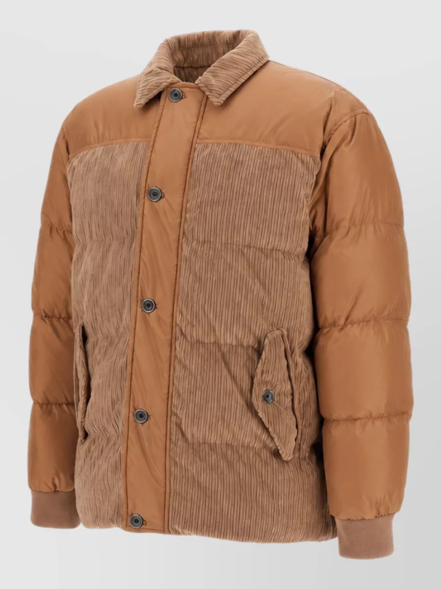 Herno Corduroy Down Puffer Jacket