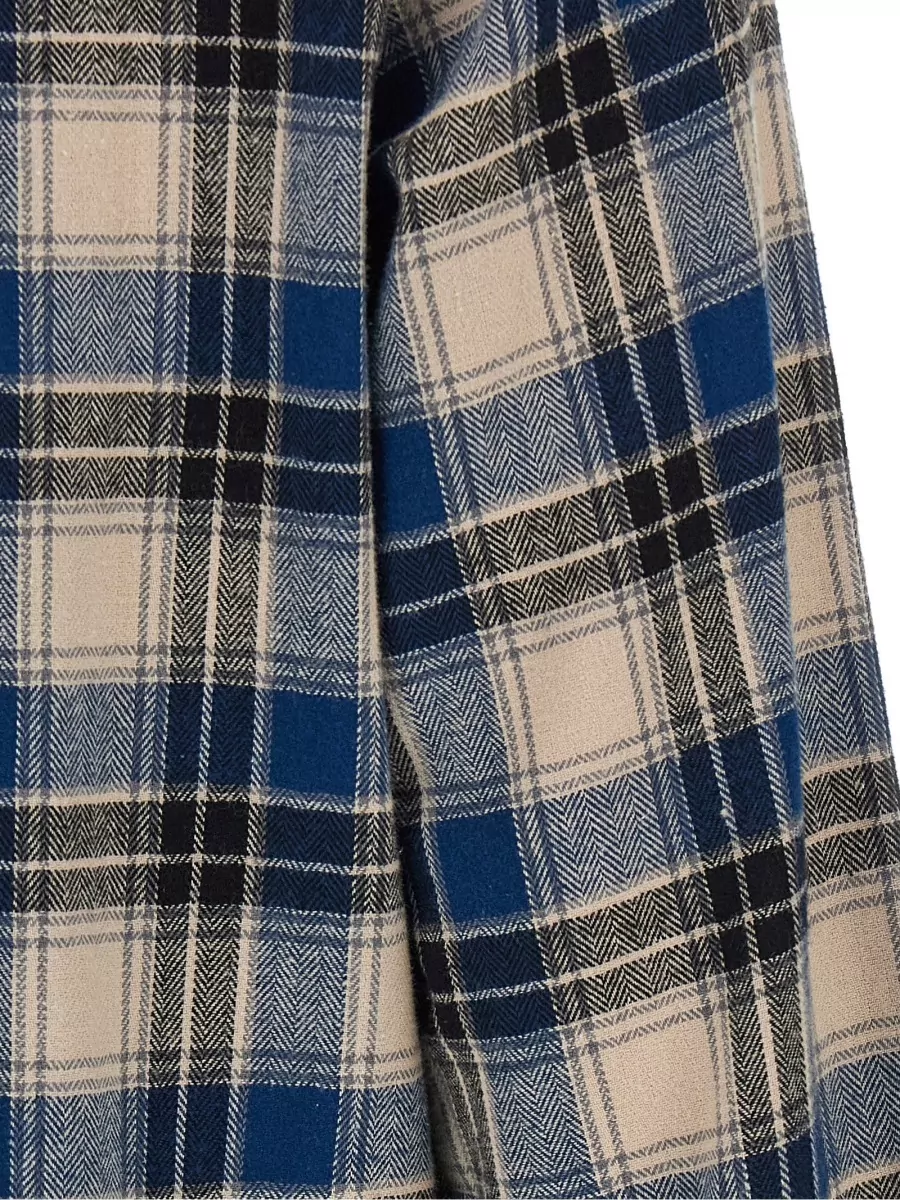 P.a.r.o.s.h. Checked Studded Cotton Shirt