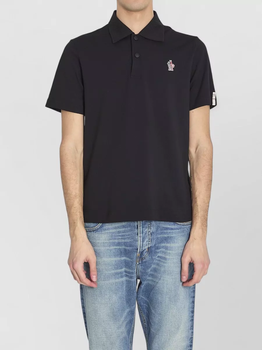 Moncler Grenoble Nylon Piqué Regular-Fit Polo Shirt
