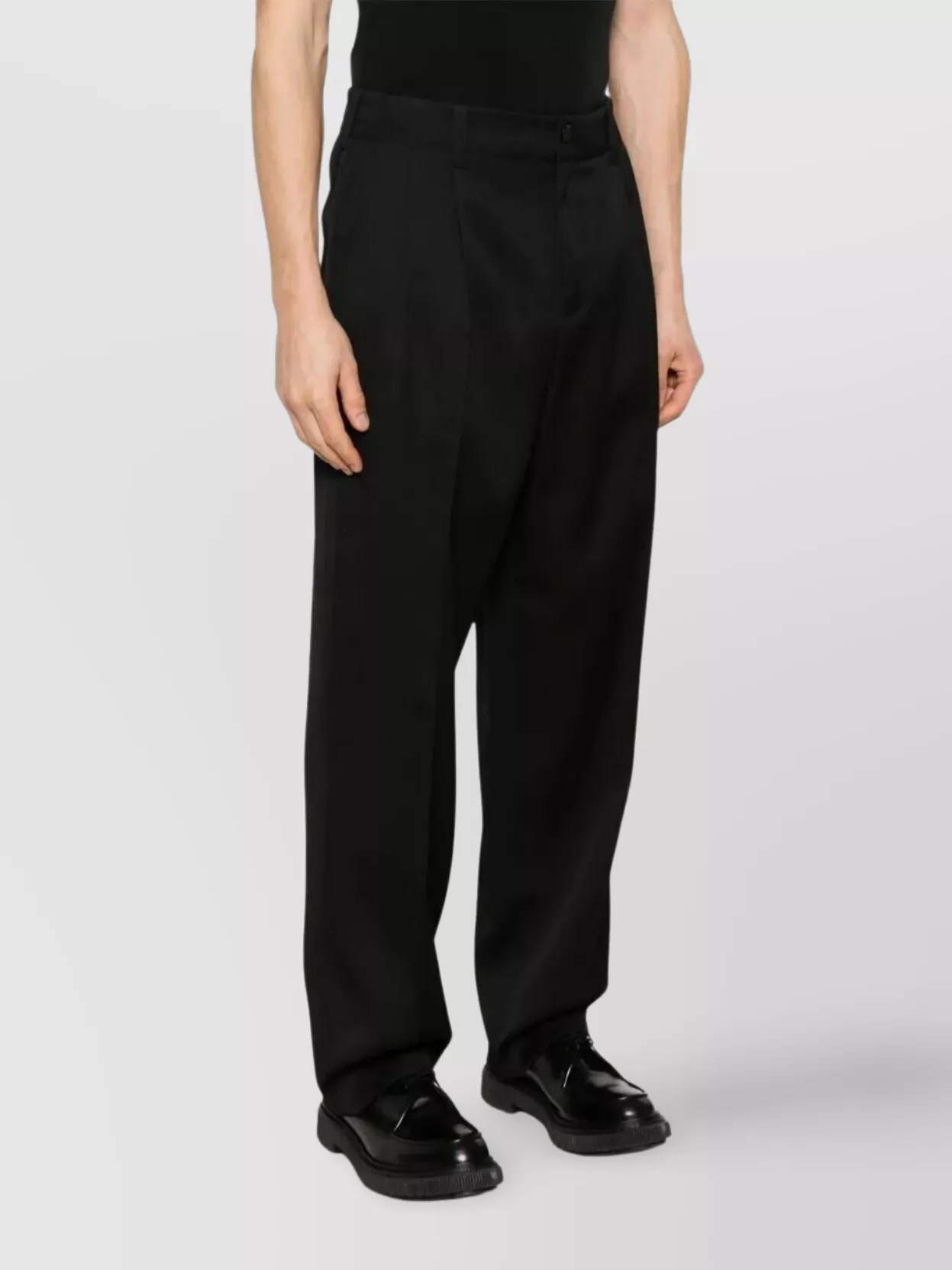 Golden Goose Man's Wool Gabardine Jogging Slacks