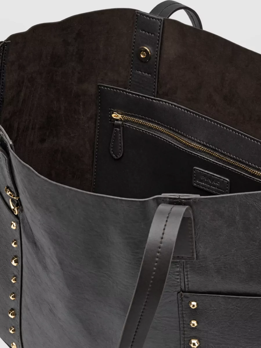 Pinko Love Bag Leather Tote Bag