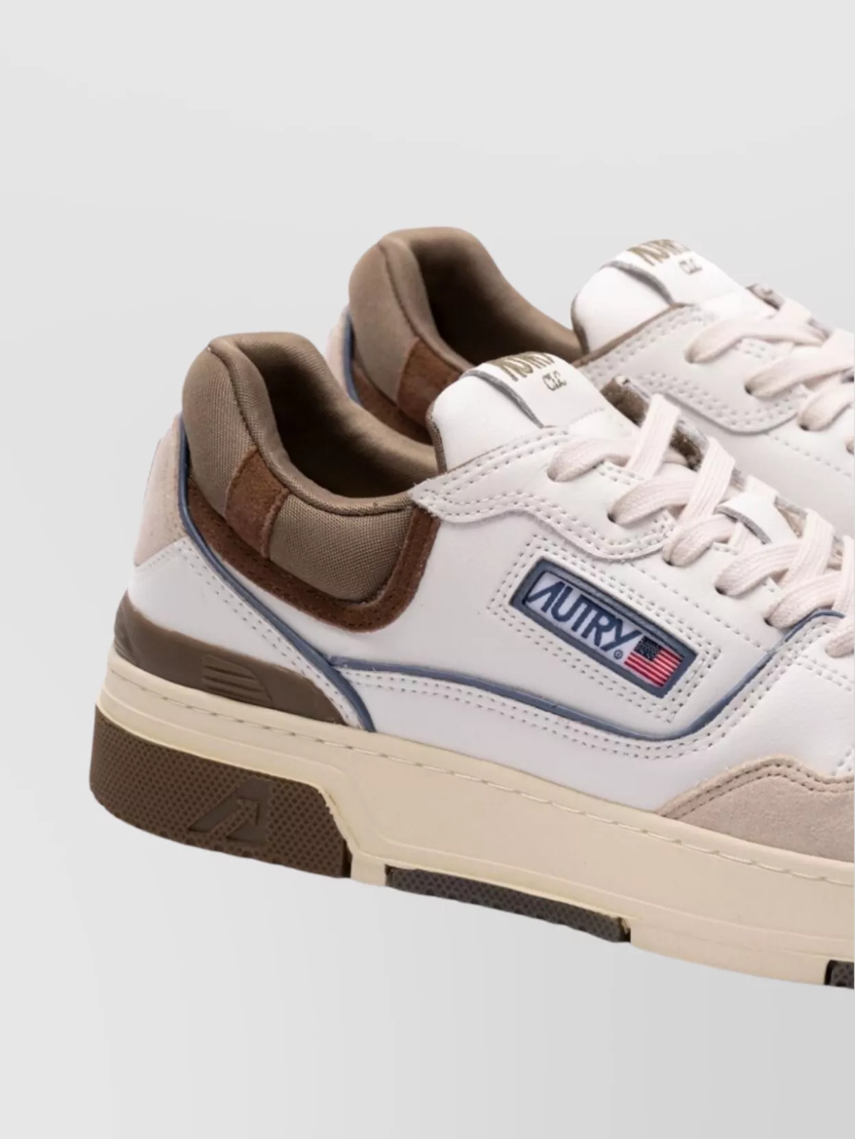 Autry Man Chunky Sole Sneakers With Perforated Toe