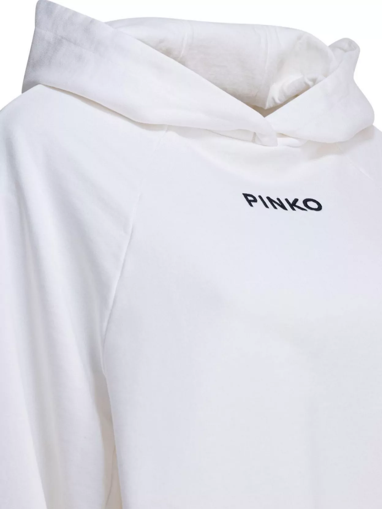 Pinko Short Hooded Knitwear With Long Raglan Sleeves