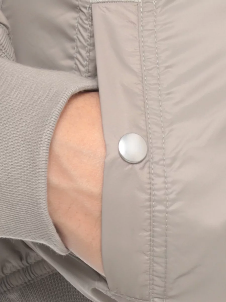 Rick Owens Drkshdw Cropped Bomber Jacket Quilted High Neck