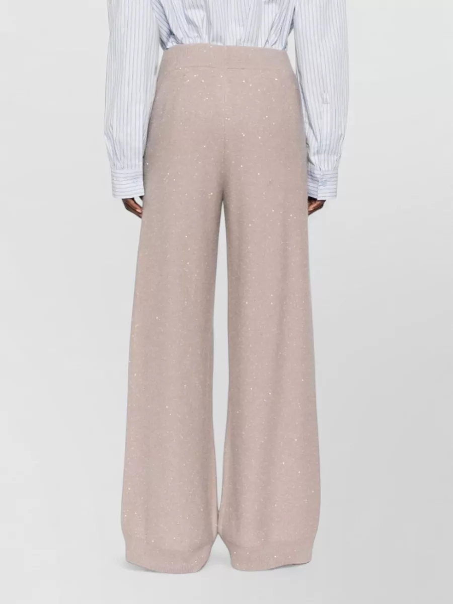 Fabiana Filippi Cashmere Blend Straight-Leg Knitted Trousers