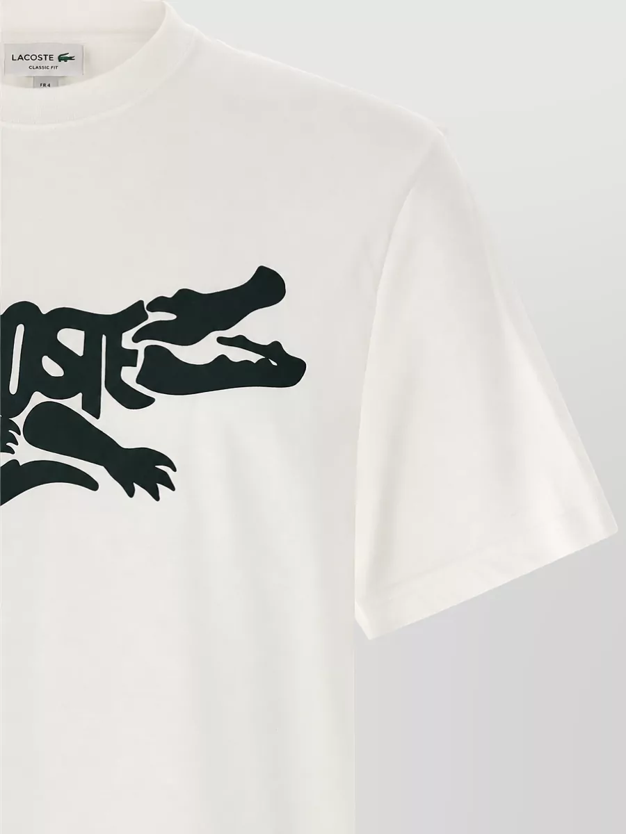 Lacoste Printed Cotton Short-Sleeve T-Shirt