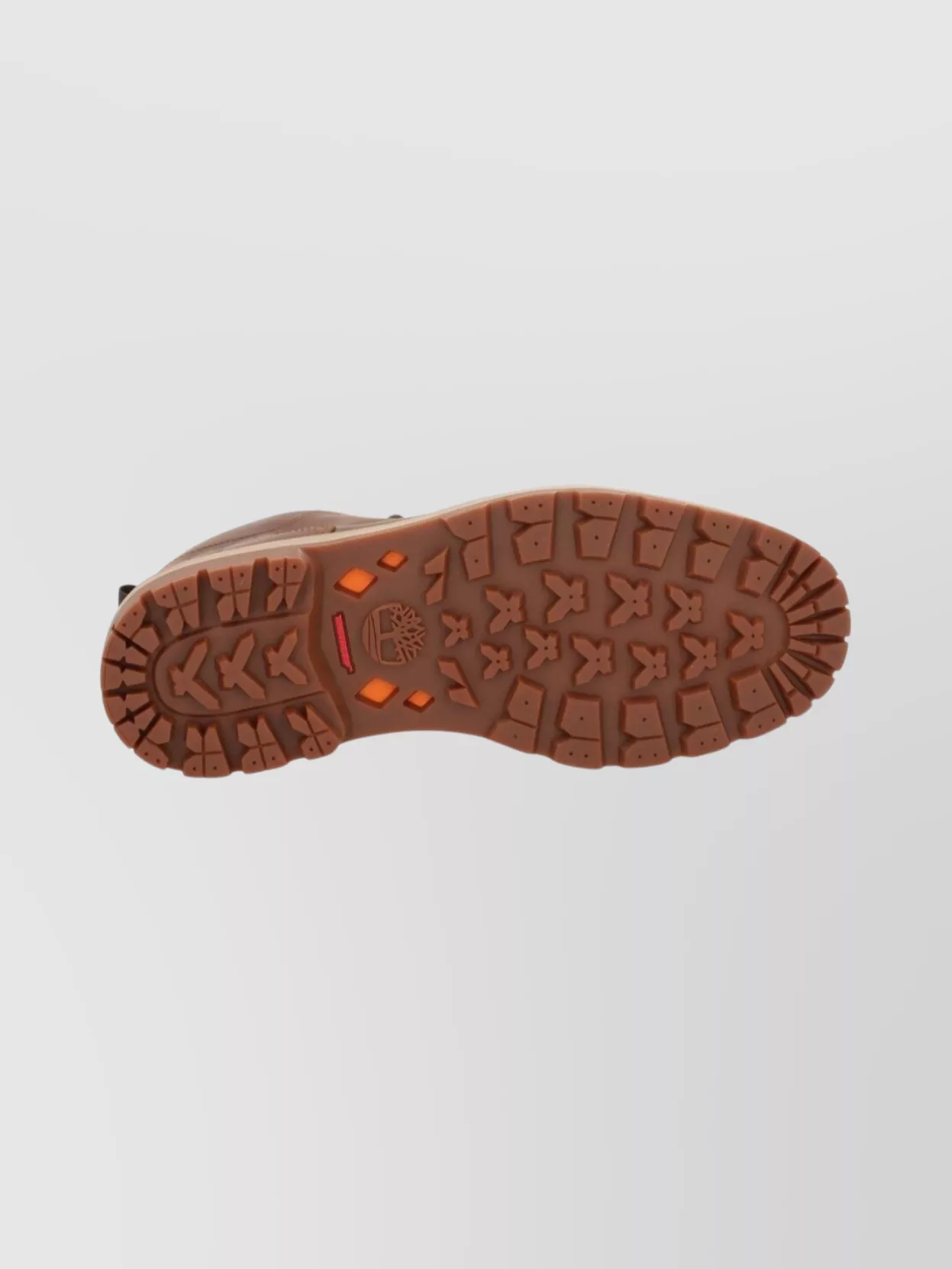 Timberland Round Toe Boots With Pull Tab And Rubber Sole
