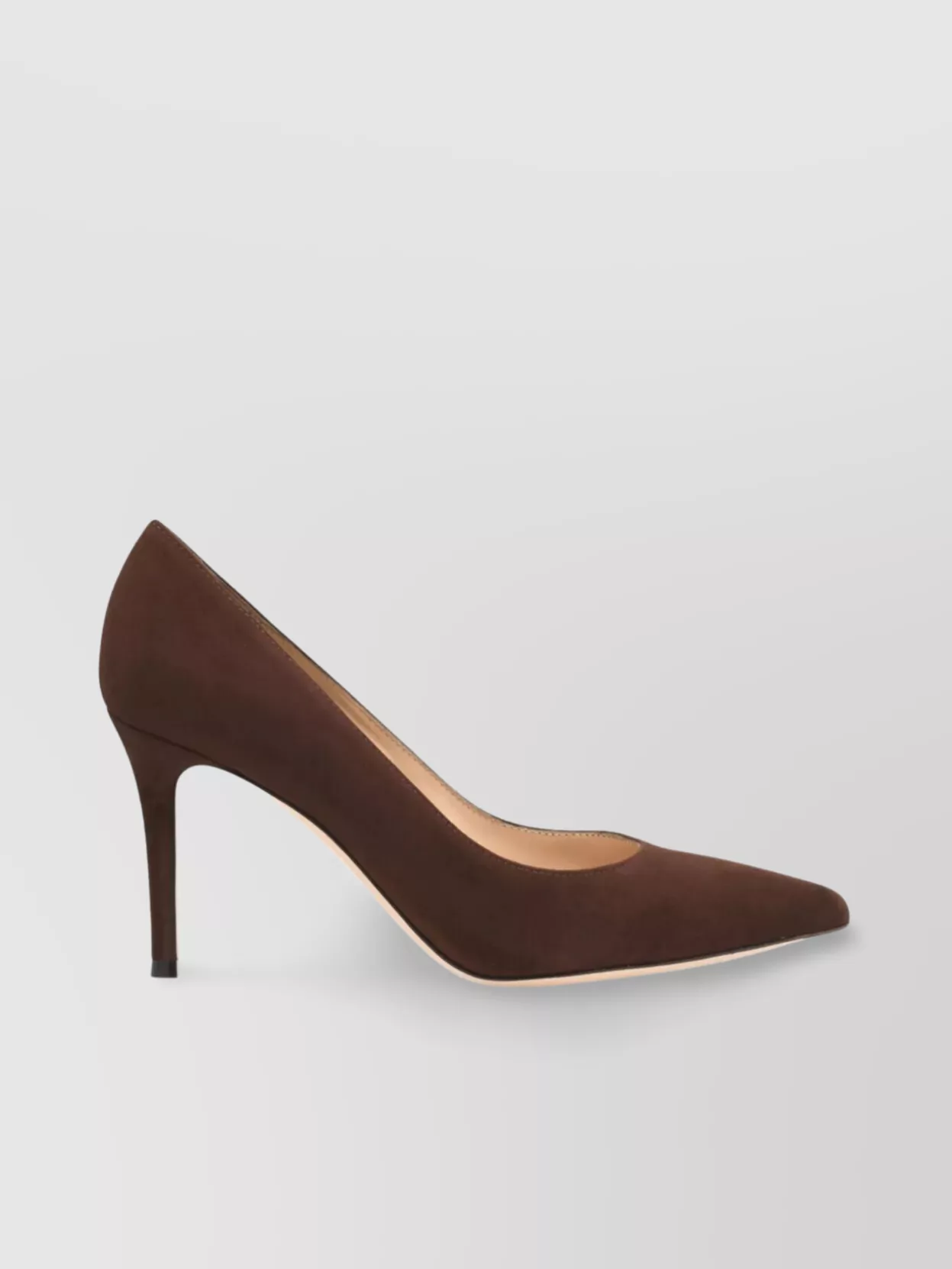 Gianvito Rossi Gianvito 85 Black Suede Pump